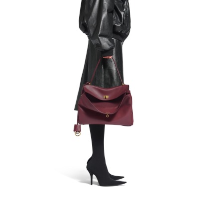 Women's Rodeo Medium Handbag in Burgundy