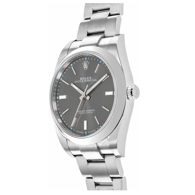 Oyster Perpetual 39 Dark Rhodium Men's Watch 114300-0001