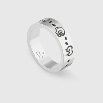 GUthtCCIGHOST RING IN SILVER