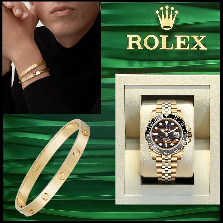 ROLEX GMT-MASTER II  OYSTER & LOVE BRACELET, CLASSIC MODEL