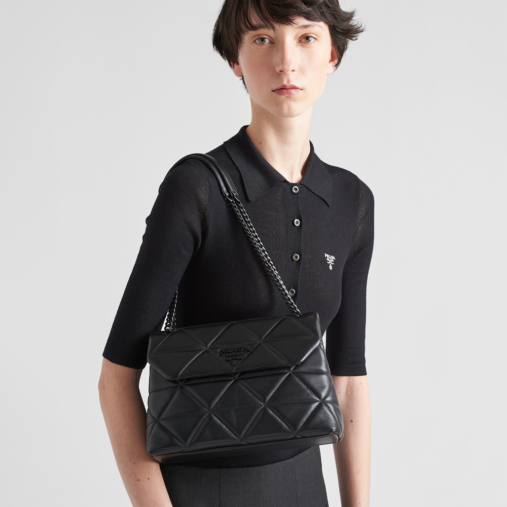 Large nappa Leather  Spectrum Bag