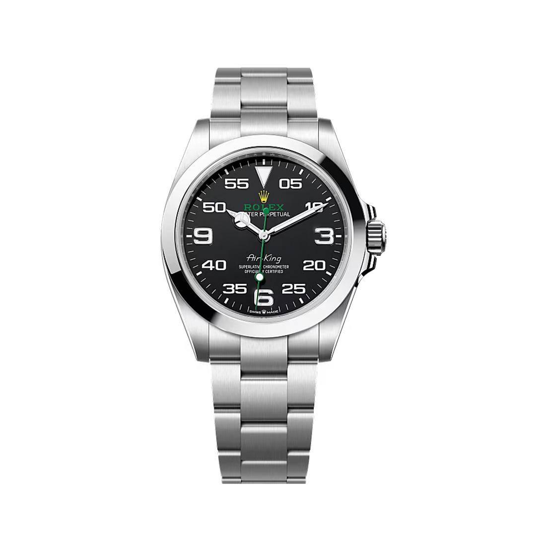 Oyster Perpetual Air-King Black Dial Men's Watch 126900-0001