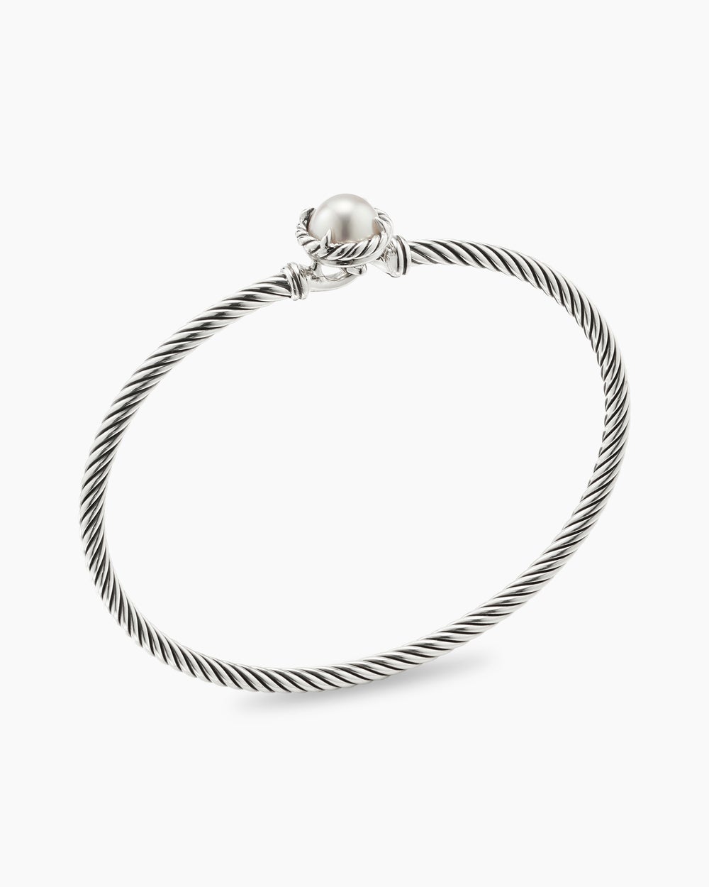 Petite Chatelaine庐 Bracelet Sterling Silver with Pearl, 3mm