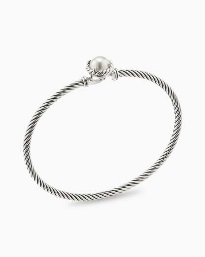 Petite Chatelaine庐 Bracelet Sterling Silver with Pearl, 3mm