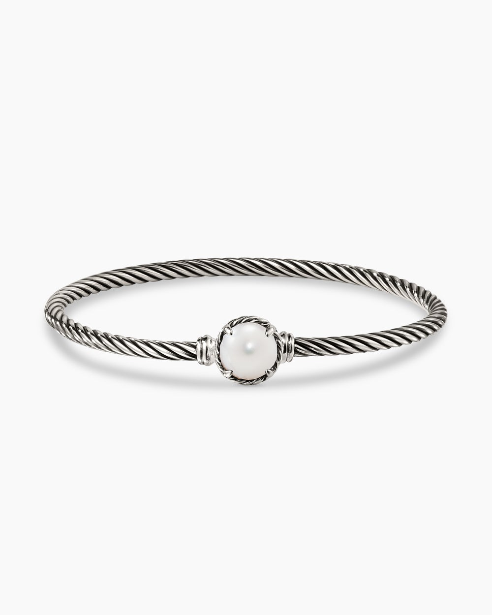Petite Chatelaine庐 Bracelet Sterling Silver with Pearl, 3mm