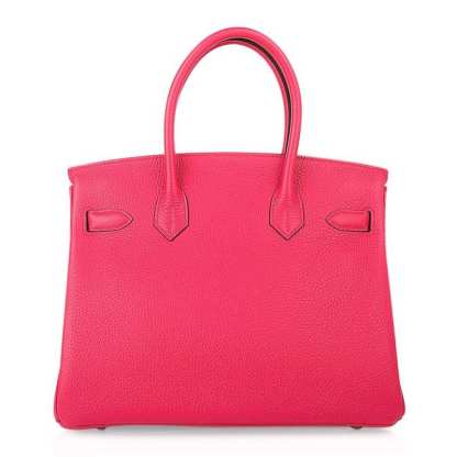 Birkin 30 Bag Rose Extreme Clemence Leather with Gold Hardware