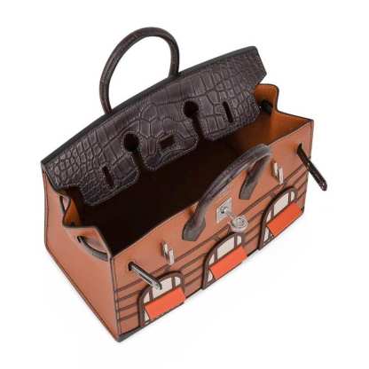 Birkin 20 Sellier Limited Edition Faubourg Bag with Palladium Hardware