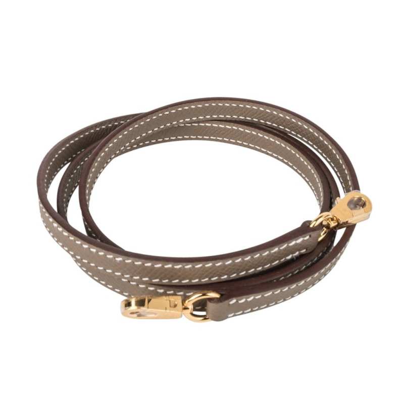 Kelly 20 Mini Sellier Bag Etoupe Limited Edition Epsom Gold Hardware