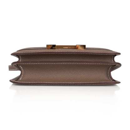 Constance Mini 18 Bag Etoupe Gold Hardware Epsom Leather