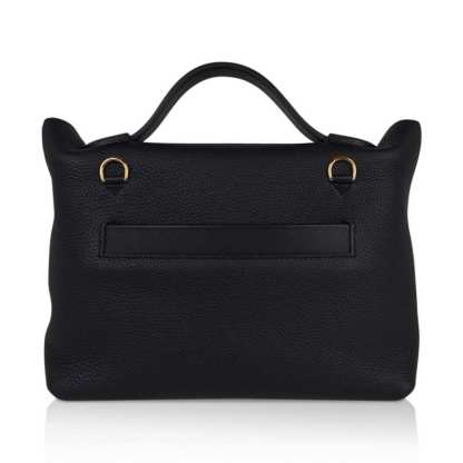 24/24 29 Bag Black Clemence / Swift Gold Hardware