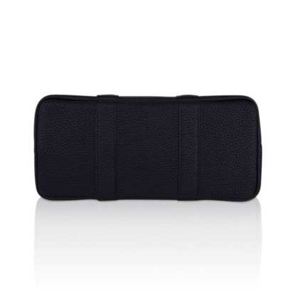 Garden Party 30 Bag Black Vache Country Leather with Palladium Hardware