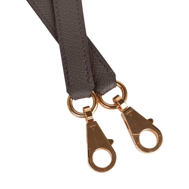 Kelly Sellier 25 Bag Etain Gold Hardware Epsom Leather New