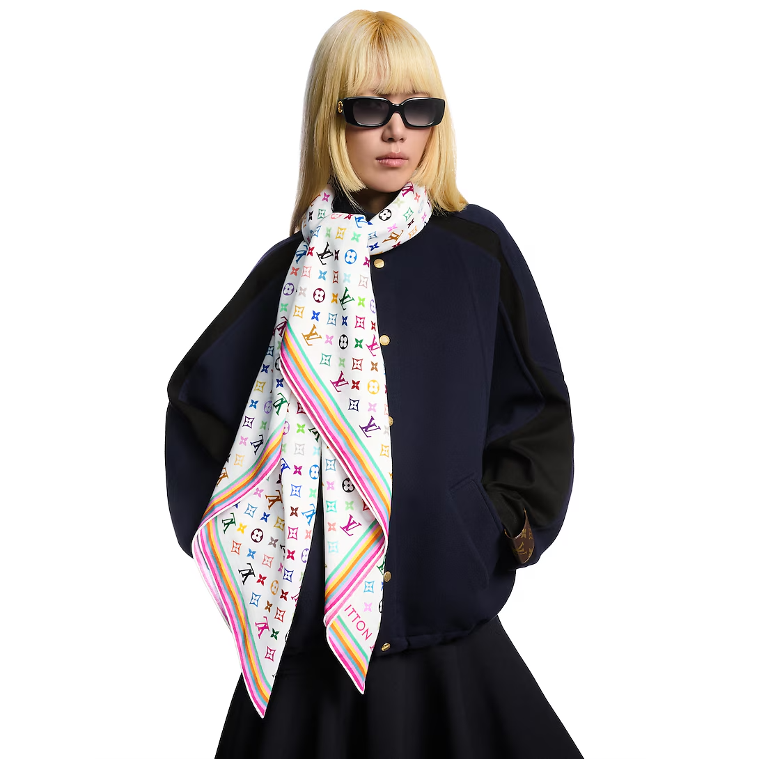 x TM Monogram Multicolor Shawl