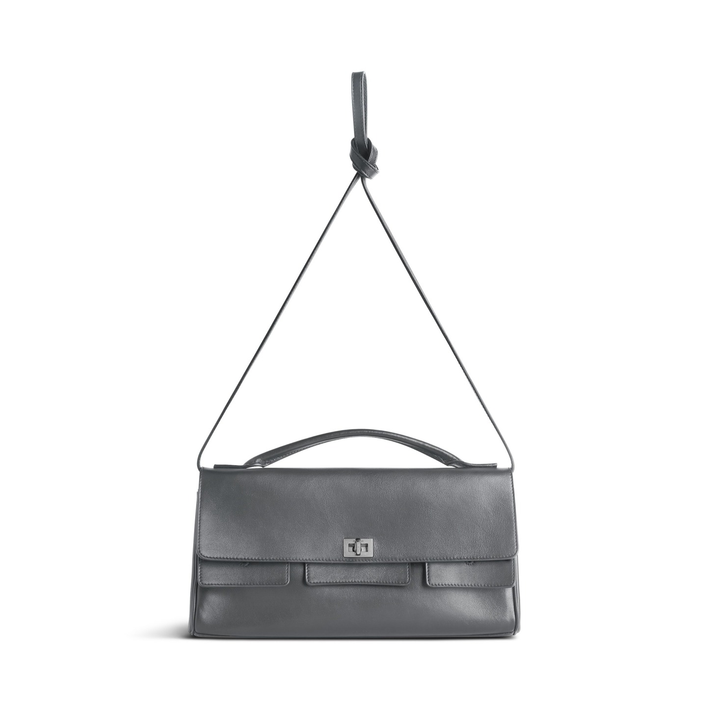 Women's Bel Air Small Clutch On Strap in Grey