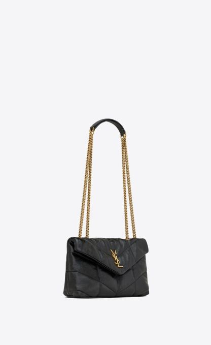 TOY PUFFER IN SHINY GRAINED LEATHER