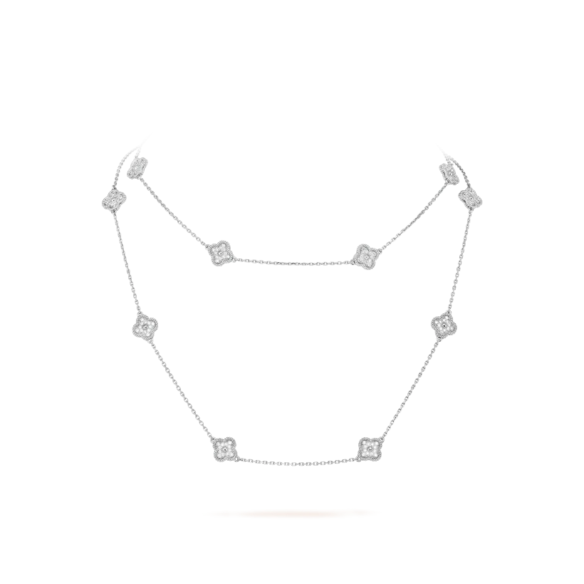 Sweet Alhambra long necklace, 16 motifs