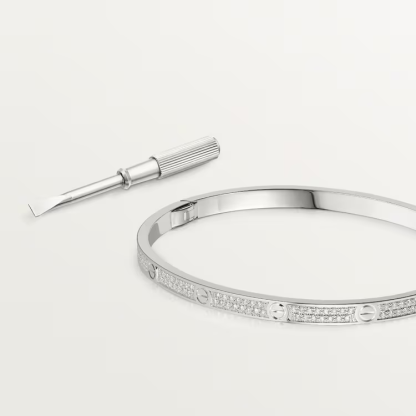 LOVE BRACELET, SMALL MODEL, PAVED