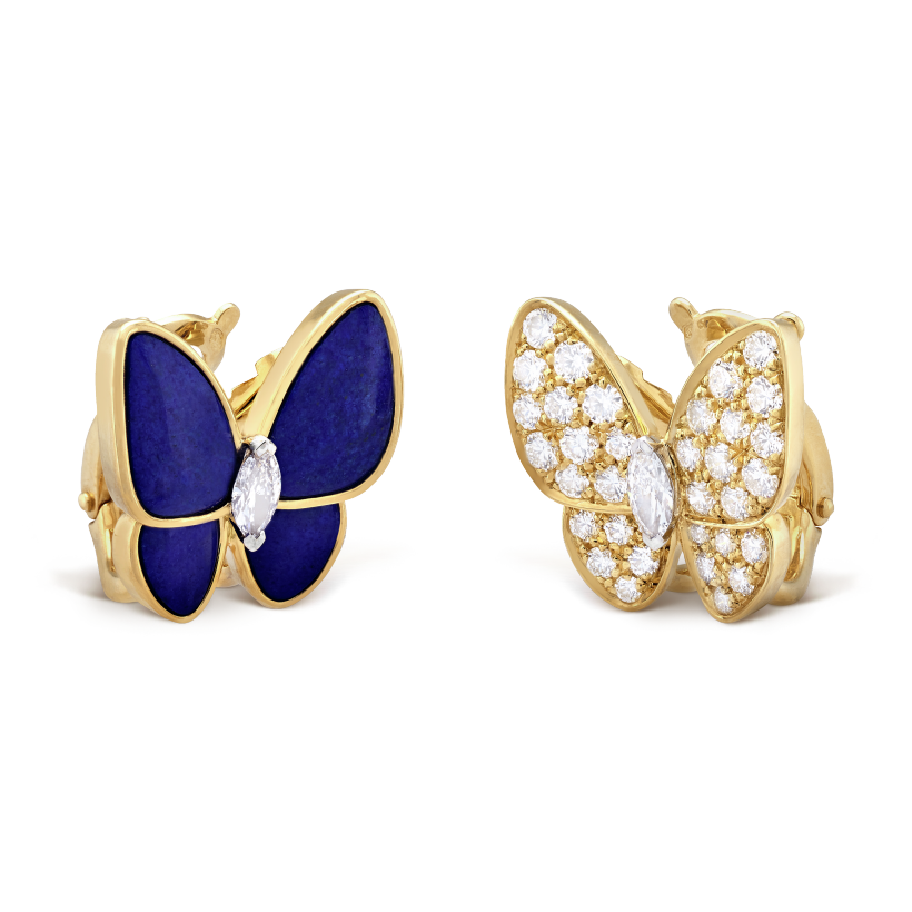 Two Butterfly earrings
