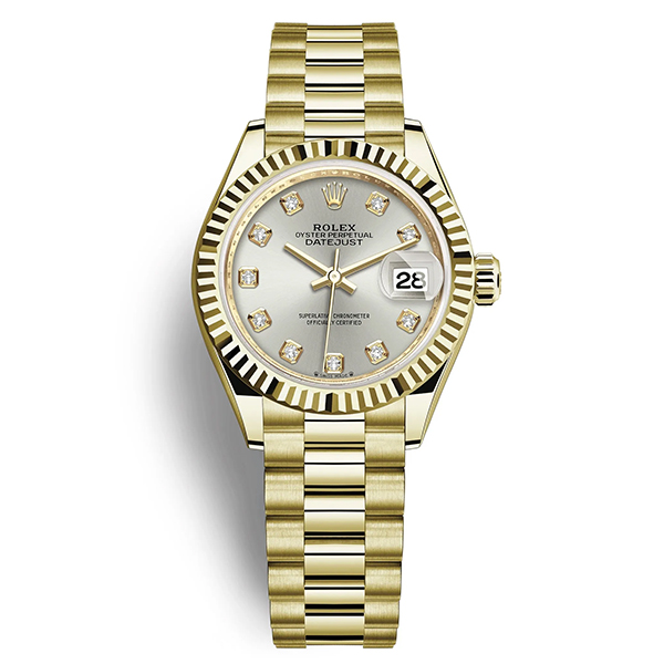 Lady-Datejust 28, 18k Yellow Gold, Ref# 279178-0015