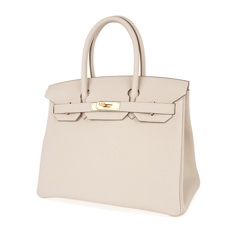 Birkin 30 Bag Craie Togo Leather with Gold Hardware