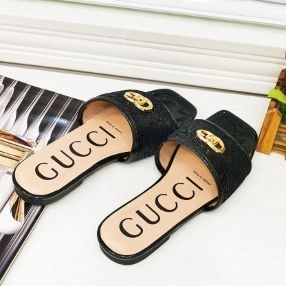 WOMEN'S SLIDE WITH DOUBLE G