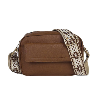 Multi-pocket small square bag large capacity shoulder bag