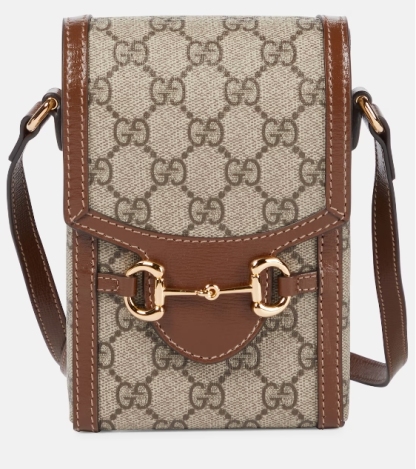 Horsebit 1955 canvas crossbody bag