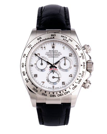 Daytona White Gold 116519