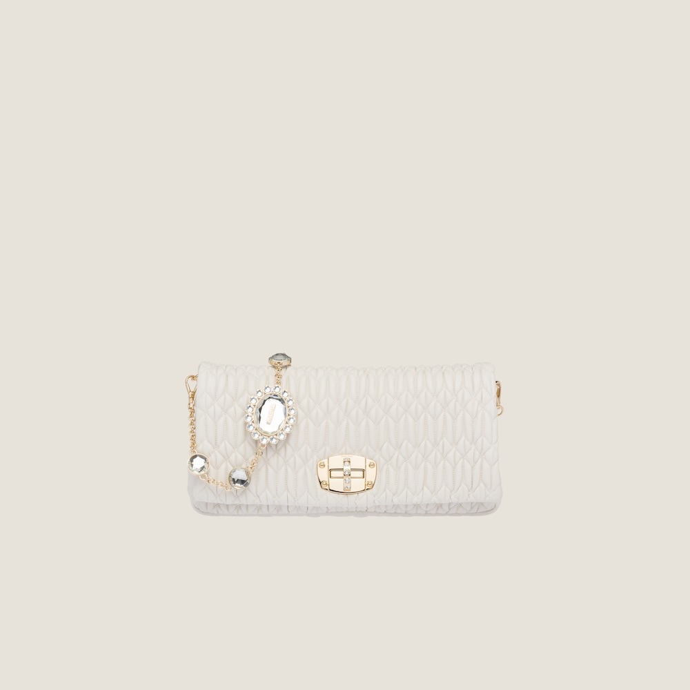 Iconic Crystal Cloqué Nappa leather bag