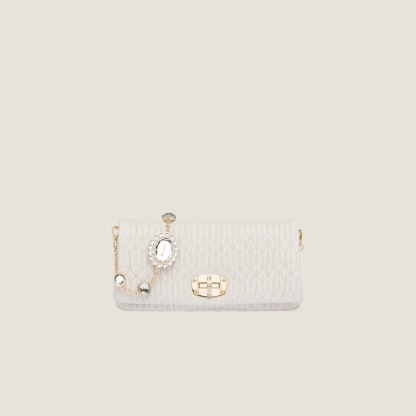 Iconic Crystal Cloqué Nappa leather bag