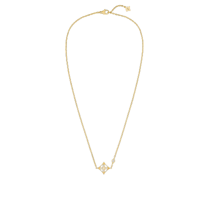 Idylle Blossom Pendant, Yellow Gold And Diamonds