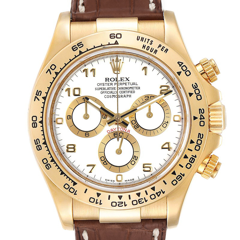 Cosmograph Daytona Yellow Gold Men's Watch 116518