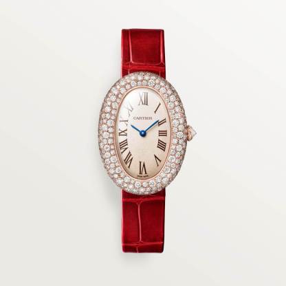 Baignoire watch medium model rose gold