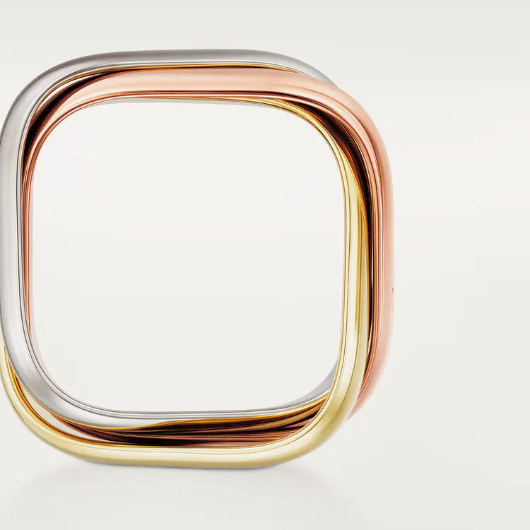 TRINITY CUSHION RING, MEDIUM MODEL