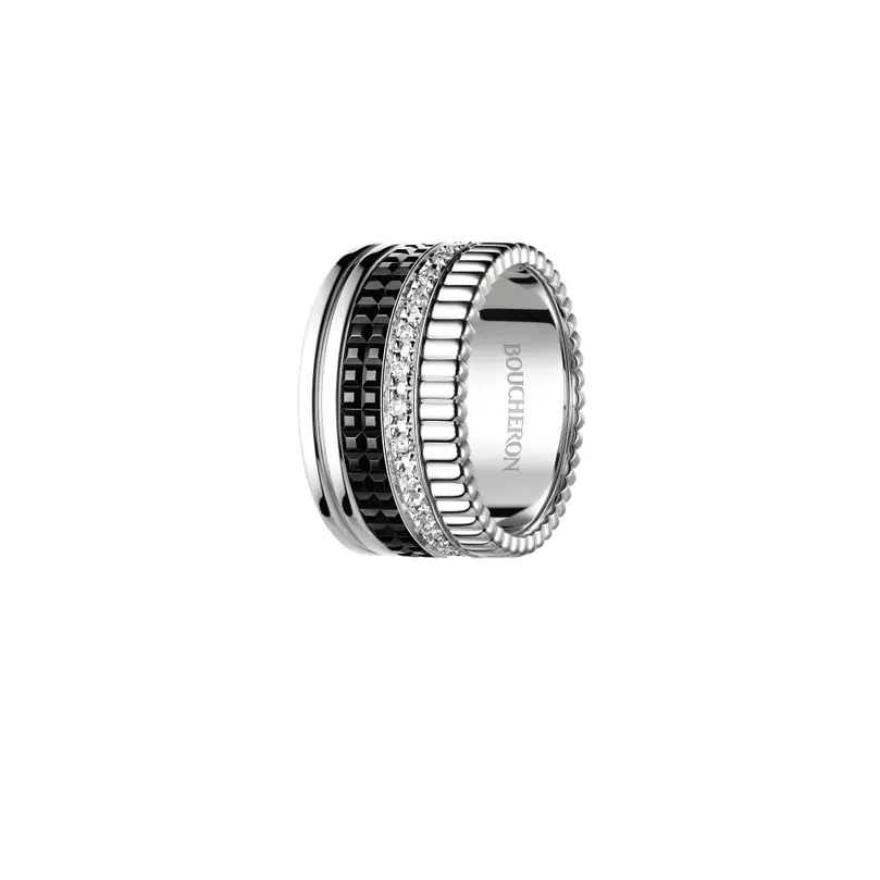 QUATRE BLACK EDITION LARGE RING