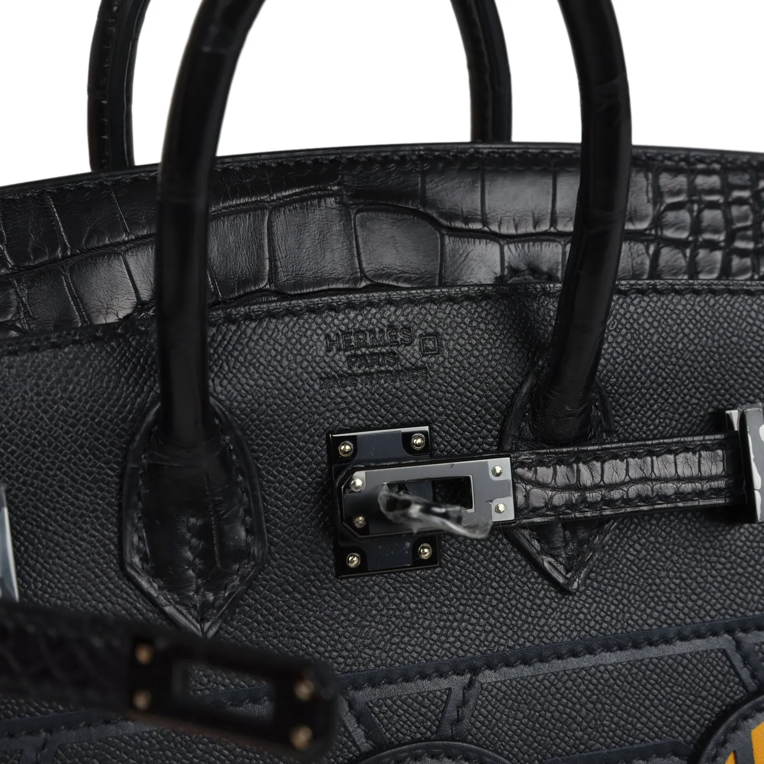 Herthtmes Midnight Faubourg Birkin Sellier 20 So Black Matte Alligator