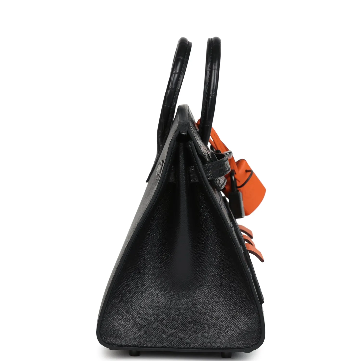 Herthtmes Midnight Faubourg Birkin Sellier 20 So Black Matte Alligator