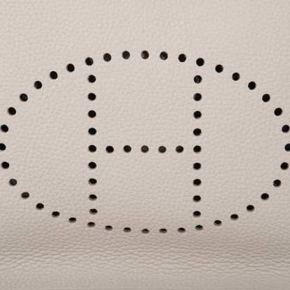 Evelyne PM Bag Beton Palladium Hardware Clemence Leather New w/Box