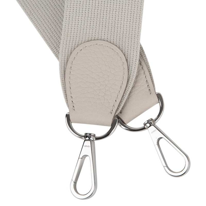 Evelyne PM Bag Beton Palladium Hardware Clemence Leather New w/Box