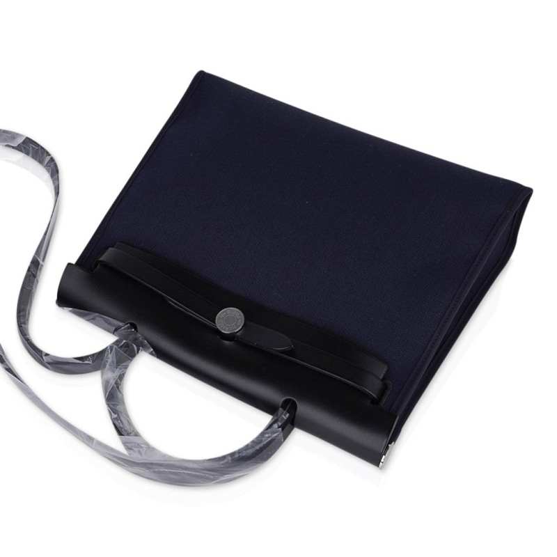 Herbag Zip Navy on Black 31 Militaire Canvas / Vache Hunter Leather