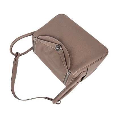 Lindy 30 Bag Coveted Etoupe Clemence Leather Palladium