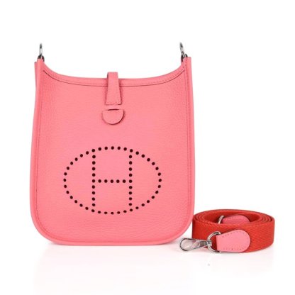 Evelyne TPM Bag Rose Azalee Crossbody Clemence Palladium NWT