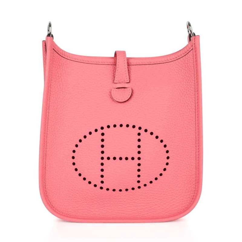 Evelyne TPM Bag Rose Azalee Crossbody Clemence Palladium NWT