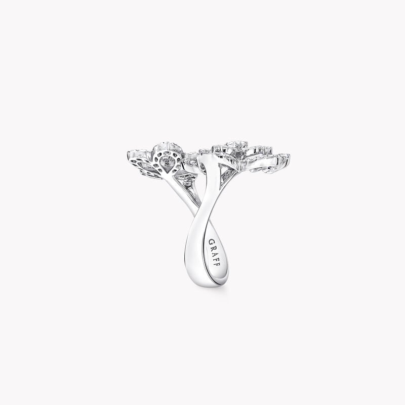 Wild Flower Double Diamond Ring