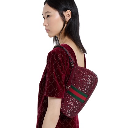 Ophidia crystals small shoulder bag