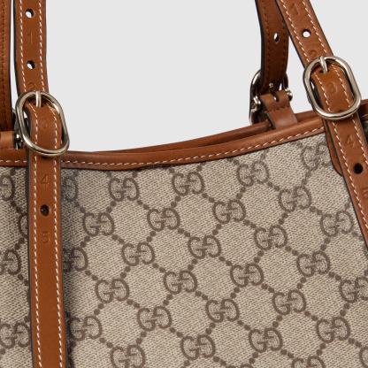 GG Emblem large tote bag