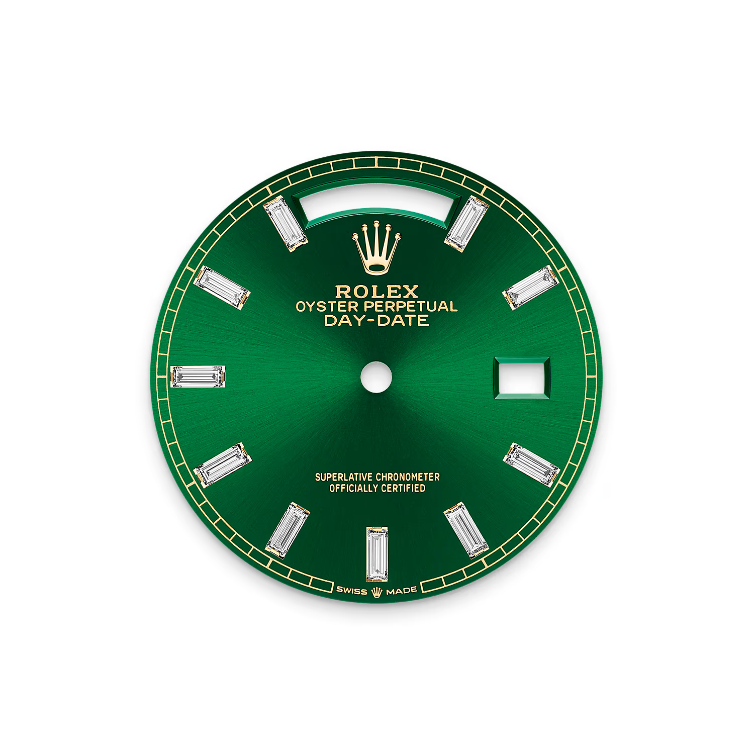 Day-Date 36 Green Diamond Dial Watch 128238
