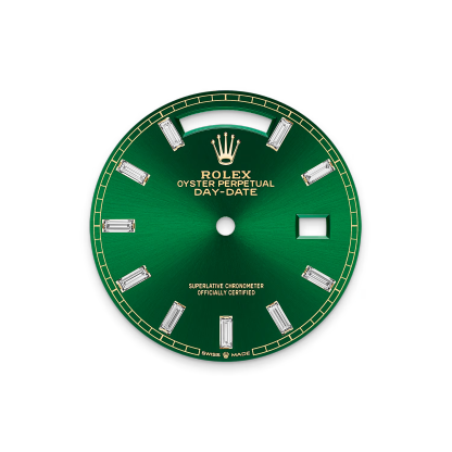 Day-Date 36 Green Diamond Dial Watch 128238