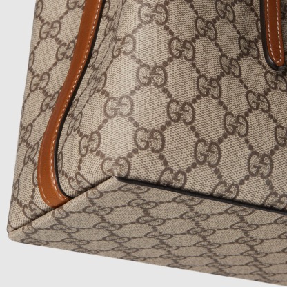 GG Emblem large tote bag