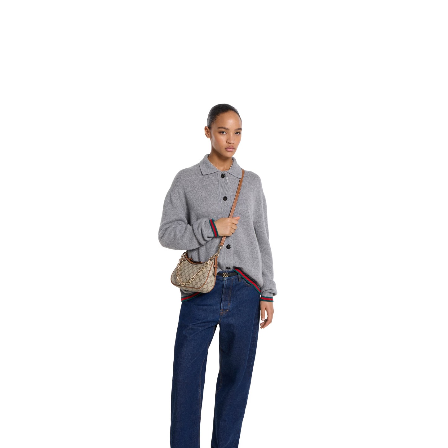 GG Emblem small shoulder bag